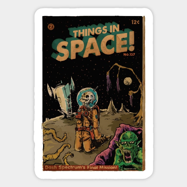 Things In Space No. 137 Sticker by zerostreet